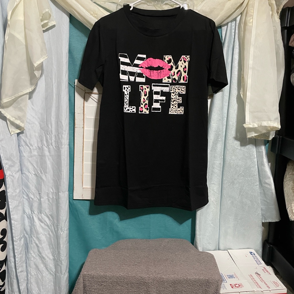 Black Graphic Short Sleeve Tee